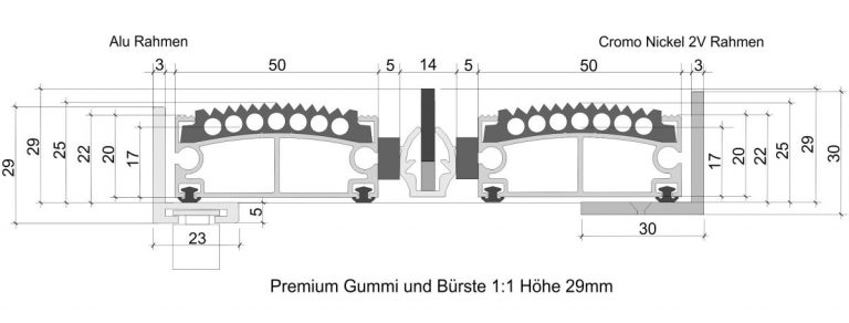 Profil - Abmessungen